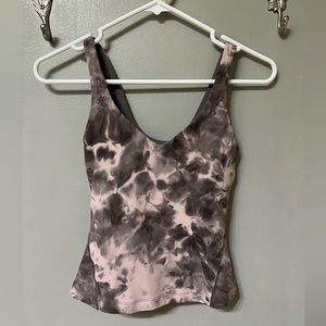 Waist Length align tank lulu. Diamond Dye Mink Bery Lunar Rock Shadow Grey